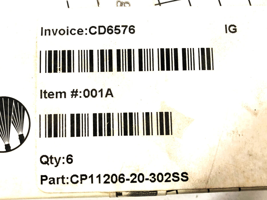 Spraying Systems Plunger CP11206-20-302SS [Lot of 2] NOS