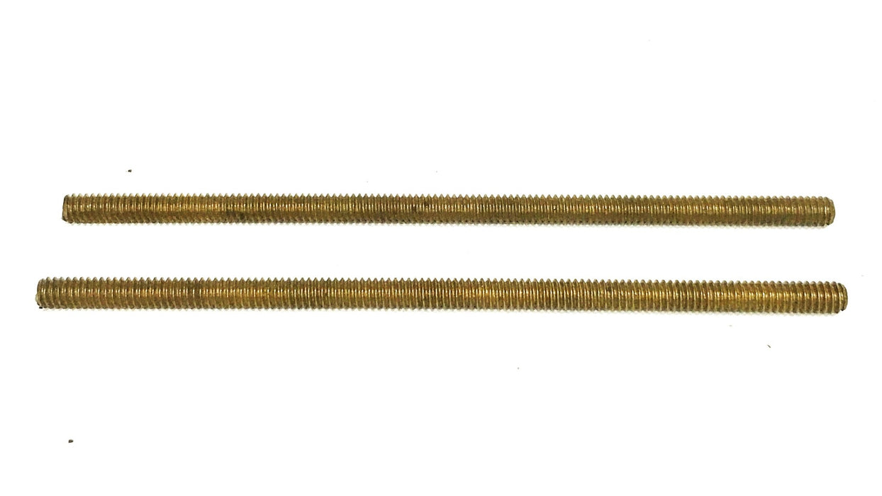 Unbranded 1/4-20 x 6 inch Machine Threaded Rod [Lot of 2] NOS