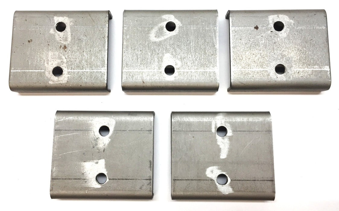 Unbranded 2.77" x 2.37" x 0.095" Steel Channel Bracket [Lot of 5] NOS