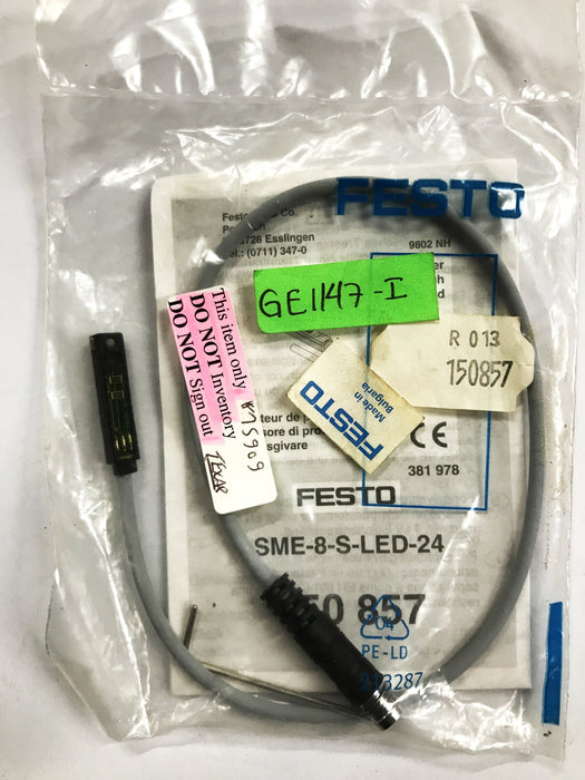 Festo Proximity Switch (150857) SME-8-S-LED-24 [Lot of 2] NOS