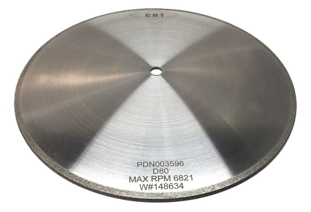 CDT 14" x 0.120" x 0.625" Square D80 Plated Grinding/Cutting Wheel PDN003596 NOS