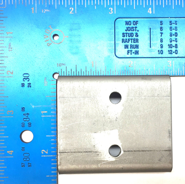 Unbranded 2.77" x 2.37" x 0.095" Steel Channel Bracket [Lot of 5] NOS
