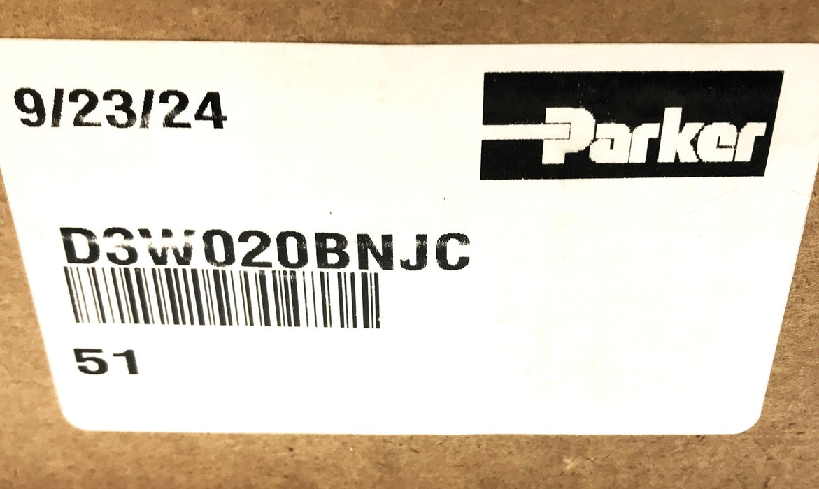 Parker Hydraulic Valve D3W020BNJC NOS