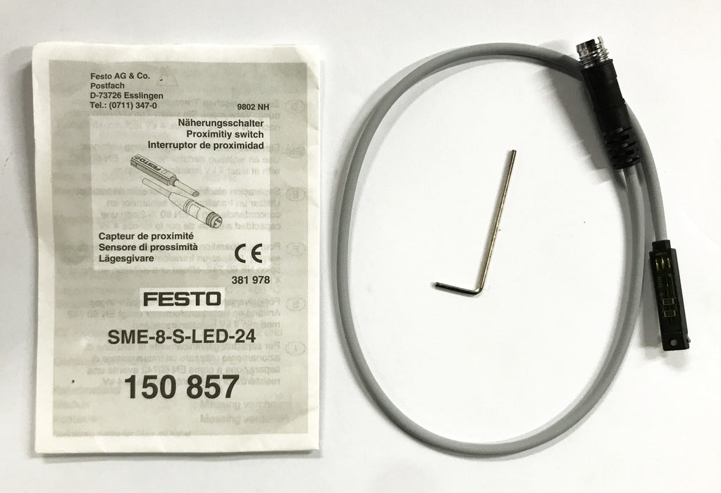 Festo Proximity Switch (150857) SME-8-S-LED-24 [Lot of 2] NOS