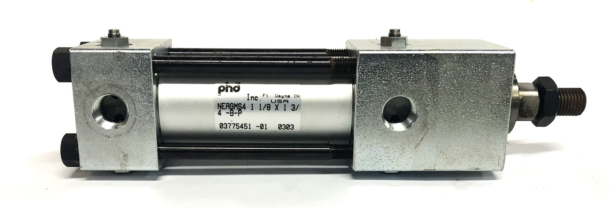 PHD Pneumatic Cylinder NEAGMS4 1-1/8x1-3/4-B-P NOS