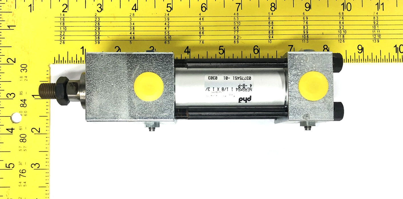 PHD Pneumatic Cylinder NEAGMS4 1-1/8x1-3/4-B-P NOS
