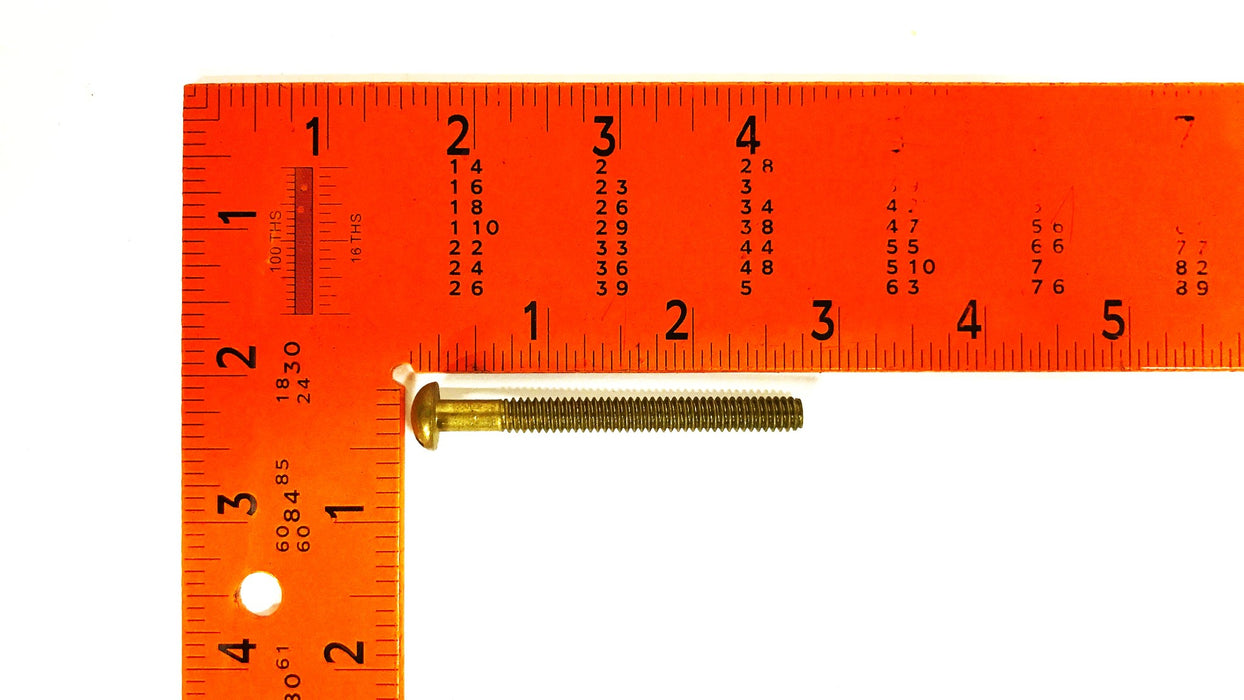 Unbranded 1/4-20 x 2-1/2 inch Round Head Slotted Machine Screw [Lot of 16] NOS