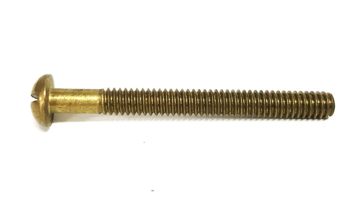 Unbranded 1/4-20 x 2-1/2 inch Round Head Slotted Machine Screw [Lot of 15] NOS