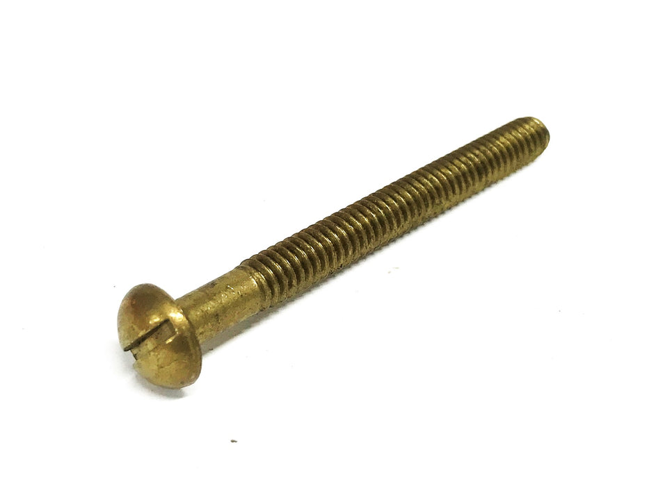 Unbranded 1/4-20 x 2-1/2 inch Round Head Slotted Machine Screw [Lot of 15] NOS