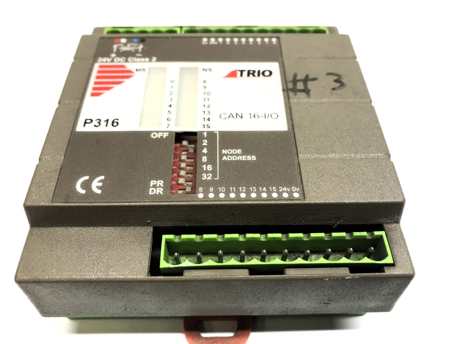 Trio 24V DC Class 2 Input Output Module CAN 16-I/O USED
