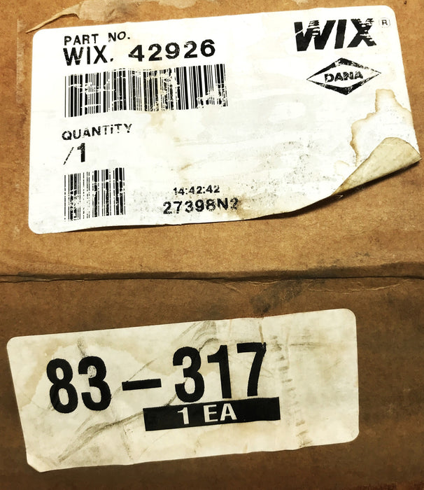 Intrupa Forklift Air Filter 83-317 NOS
