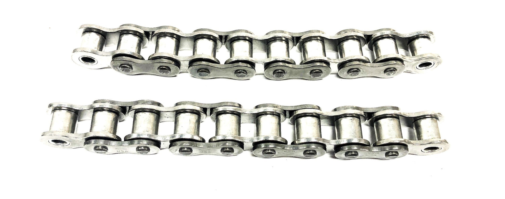 Unbranded 50SS Stainless Steel 6 in Cross Sheeter Chain 6x5/8 in [Lot of 2] NOS