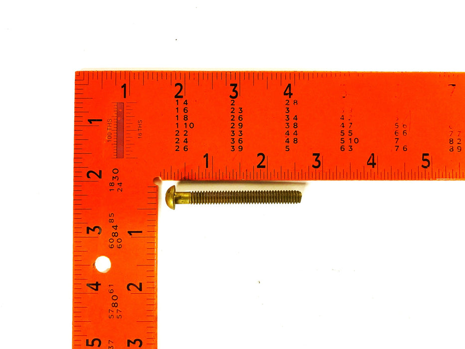 Unbranded 1/4-20 x 2-1/4 inch Round Head Slotted Machine Screw [Lot of 13] NOS