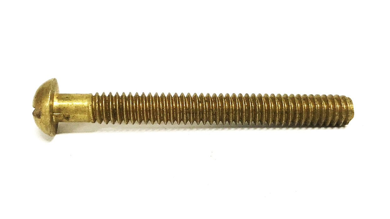 Unbranded 1/4-20 x 2-1/4 inch Round Head Slotted Machine Screw [Lot of 13] NOS