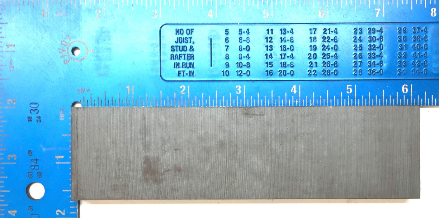 Unbranded Unmagnetized Ferrite 6" x 1.625" x 0.5" [Lot of 12] NOS