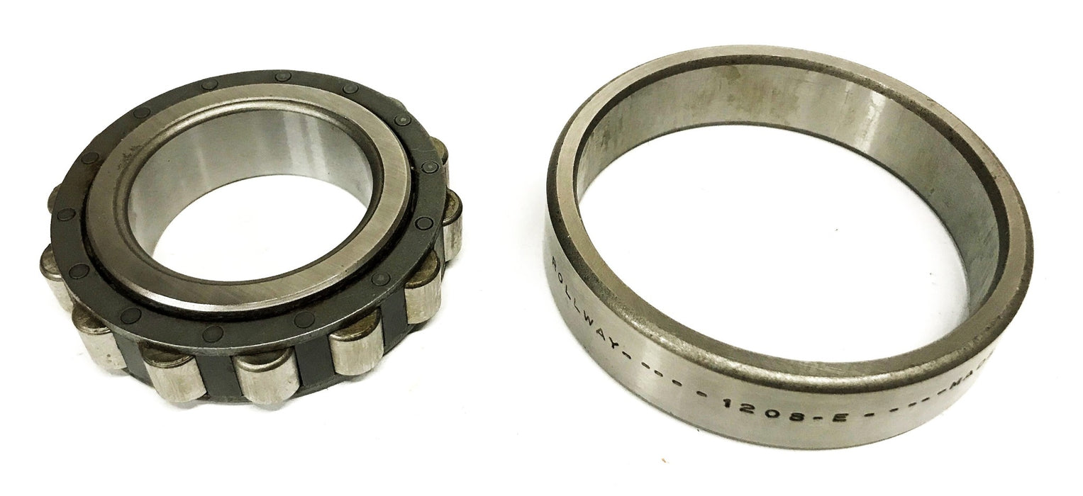 Rollway Straight Roller Bearing and Outer Ring R1208E NOS