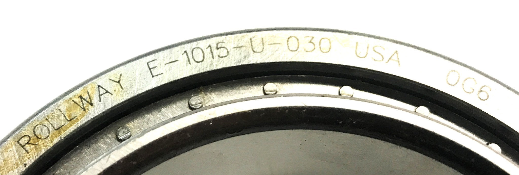 Rollway Cylindrical Roller Bearing Assembly Made In The USA E-1015-U-030 NOS