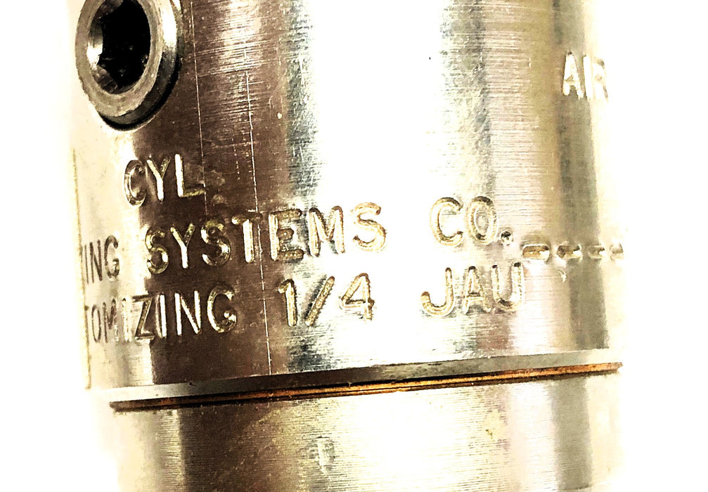 Spraying Systems Air-Actuated Air Atomizing Nozzle 1/4-JAU NOS