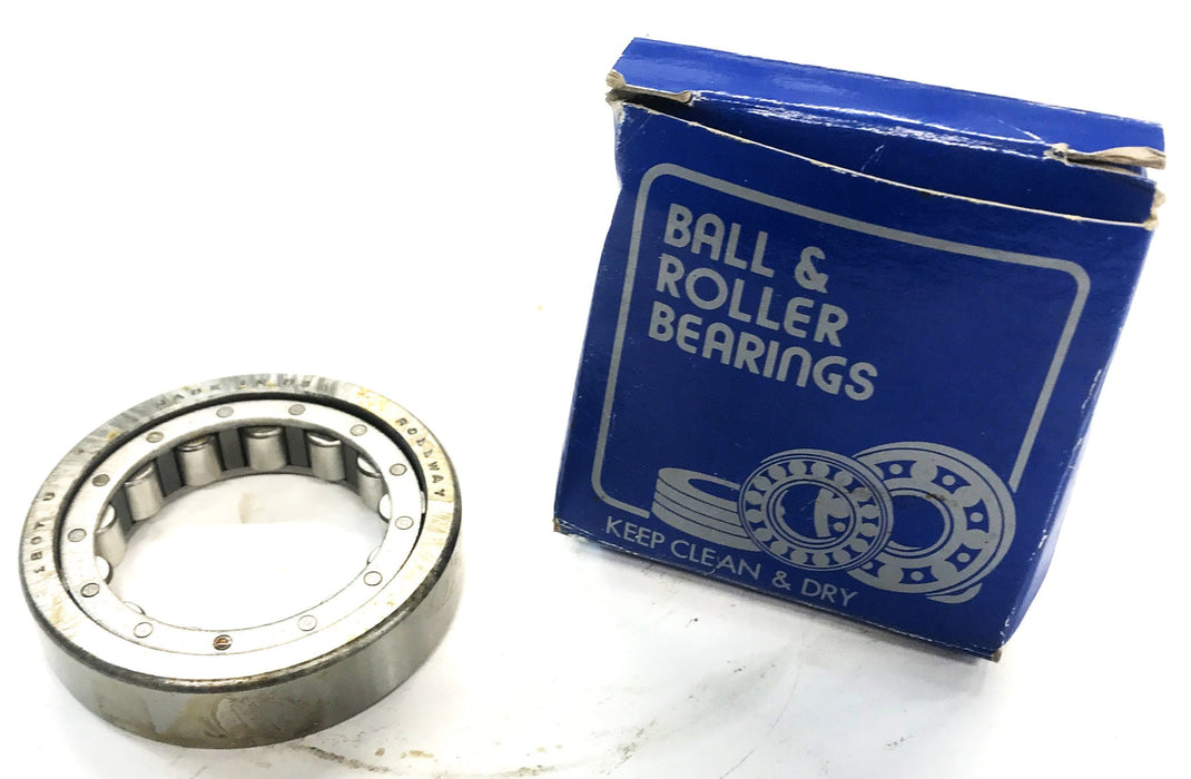 Rollway Cylindrical Roller Bearing Made In The USA 1207 U NOS
