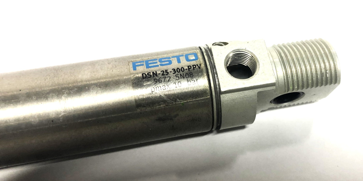 Festo SN08 10 Bar Cylinder DSN-25-300-PPV 9672 NOS