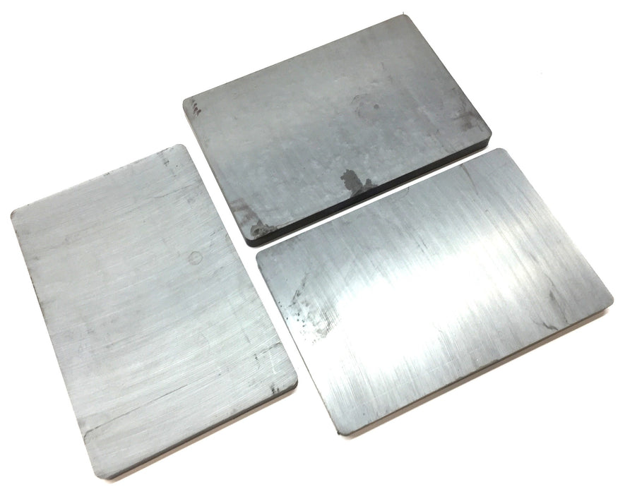 Unbranded Unmagnetized Ferrite 5.90" x 3.92" x .37" [Lot of 3] NOS