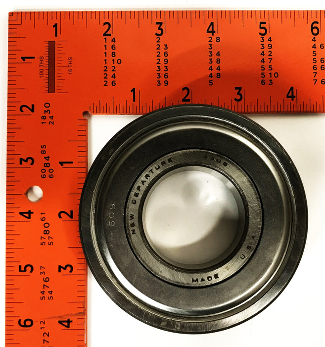 NDH Metal Shielded Circular Caged Ball Bearing 7609 NOS