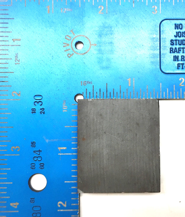 Unbranded Unmagnetized Ferrite 1-1/2" x 1-1/4" x 1/2" [Lot of 10] NOS