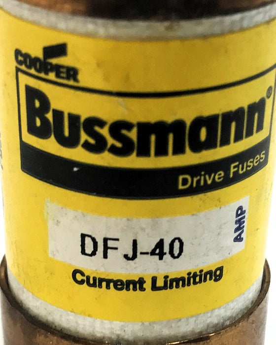 Copper Bussmann Class J Drive Fuse DFJ-40 NOS