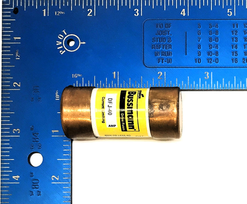 Copper Bussmann Class J Drive Fuse DFJ-40 NOS