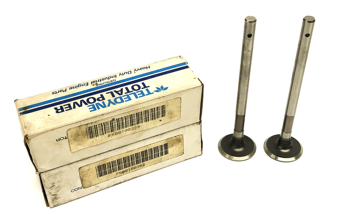 Teledyne Total Power Exhaust Valve F600I00352 [Lot of 2] NOS