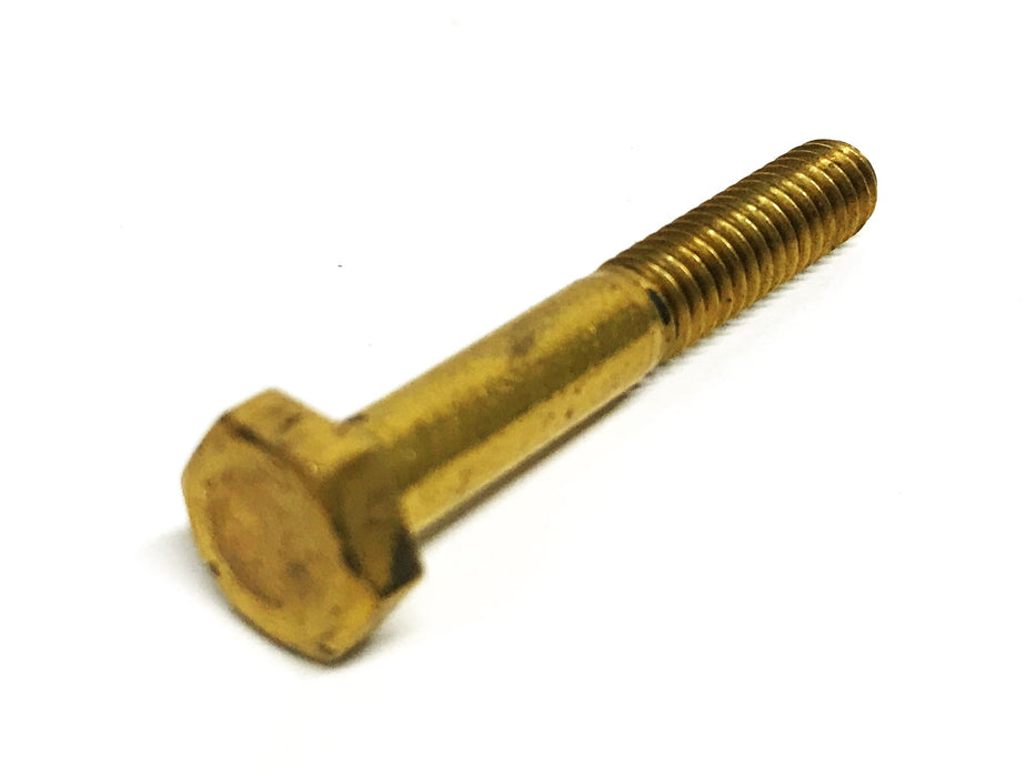 Unbranded 1/4-20 x 1-3/4 inch Brass Hex Head Machine Screw [Lot of 26] NOS