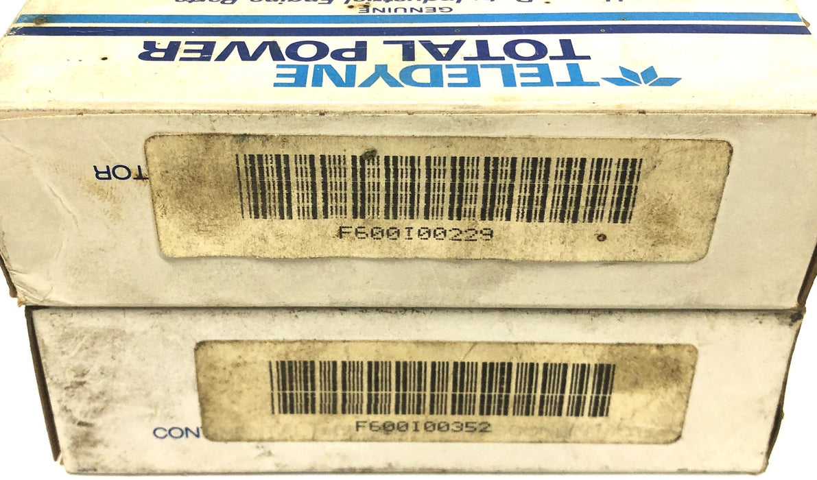 Teledyne Total Power Exhaust Valve F600I00352 [Lot of 2] NOS