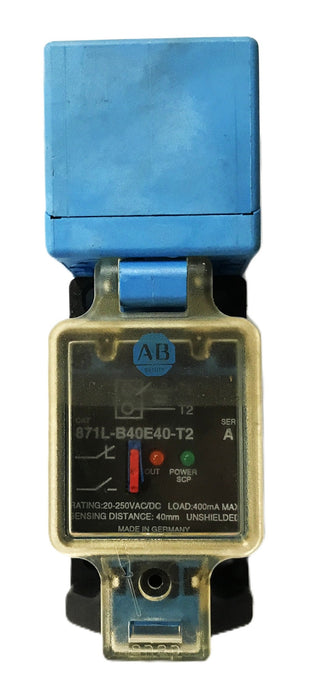 Allen-Bradley Inductive Proximity Sensor 871L-B40E40-T2 NOS