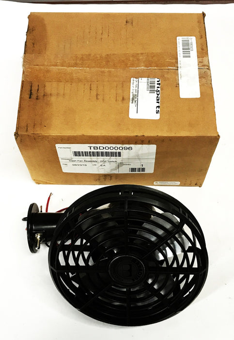 Maradyne 7-1/2 inch (6 inch Blade) 24 Volt Dash Fan Assembly TBD000096 NOS