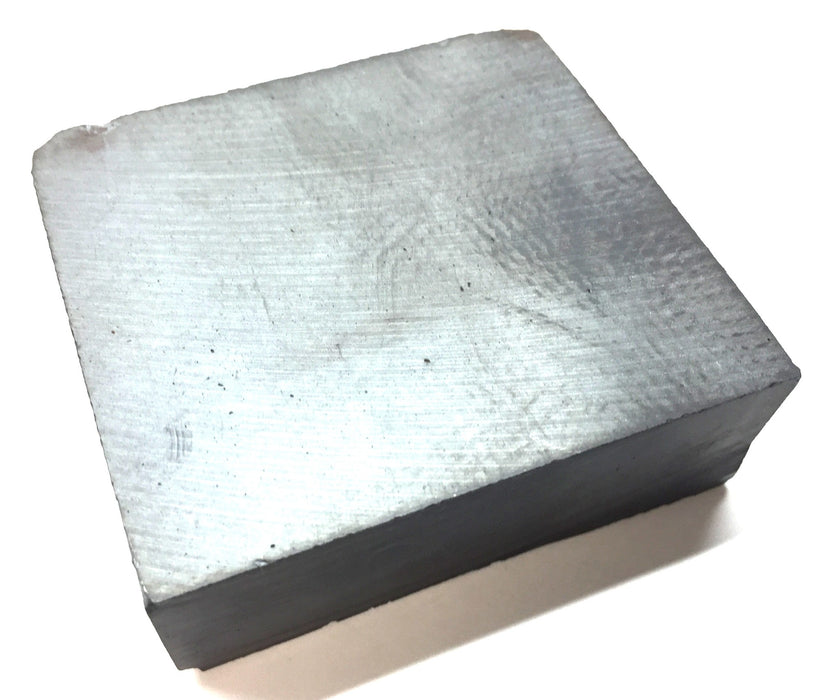 Unbranded Unmagnetized Ceramic Ferrite Block 2-1/2" x 2-3/4" x 1" [Lot of 4] NOS
