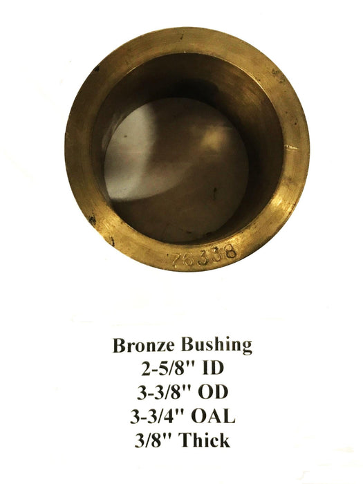 Unbranded 2-5/8 ID Bronze Bushing 76338 NOS