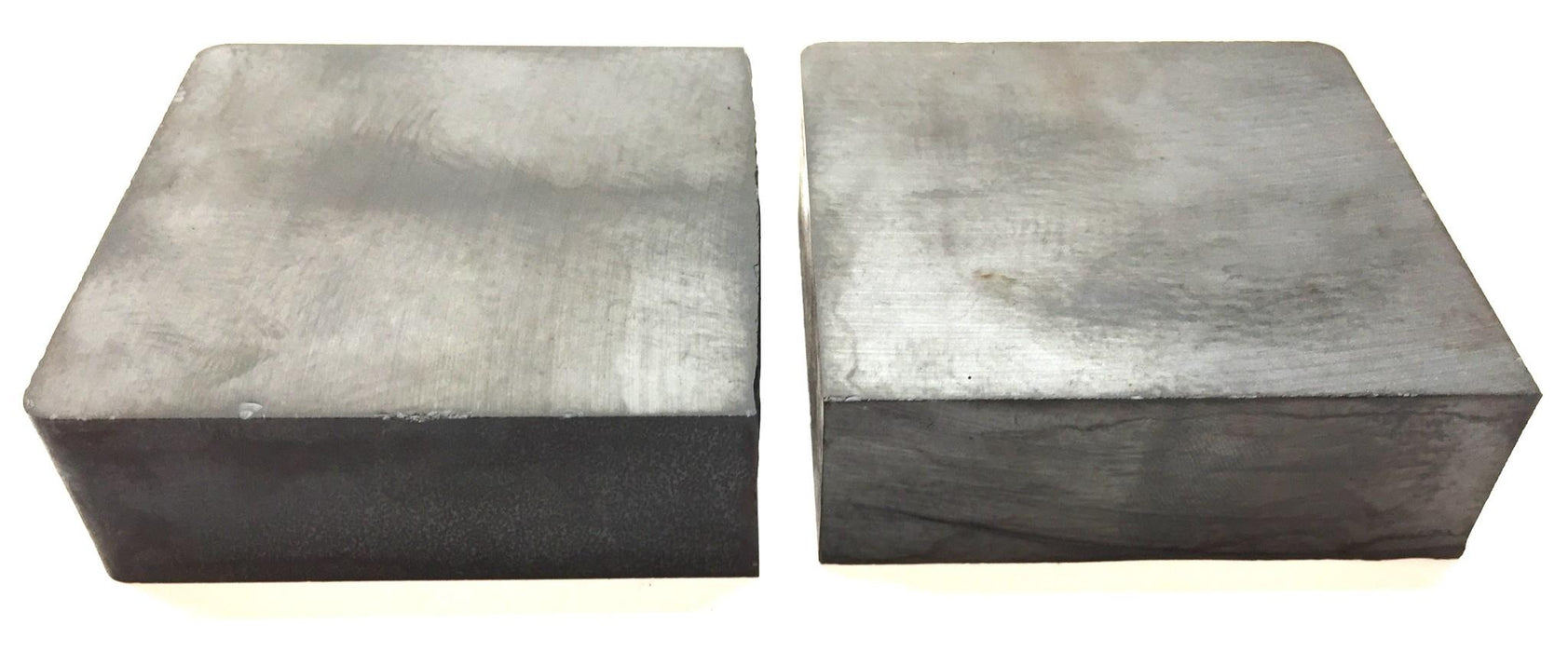 Unbranded Unmagnetized Ceramic Ferrite Block 3" x 3" x 1" [Lot of 2] NOS