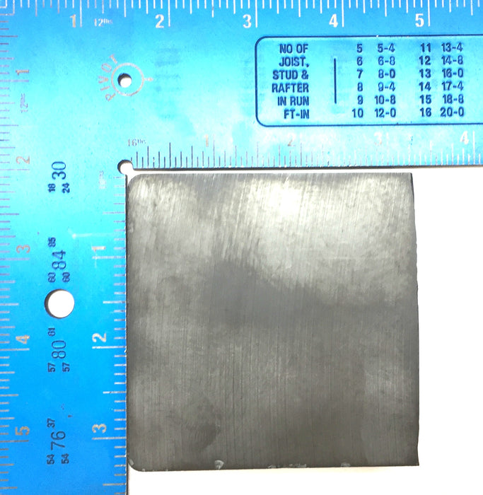 Unbranded Unmagnetized Ceramic Ferrite Block 3" x 3" x 1" [Lot of 2] NOS