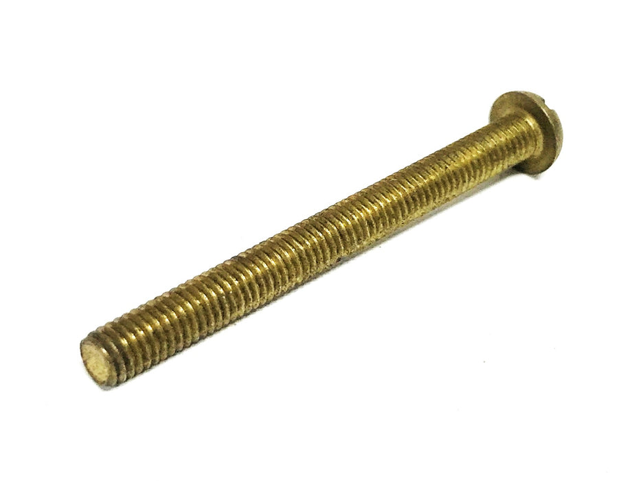 Unbranded 3/16-20 x 2 inch Brass Round Head Machine Screw [Lot of 59] NOS