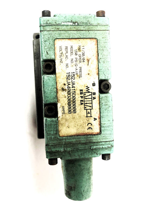 Unbranded Pneumatic Pilot Valve 152JA400O (152JA415000) NOS