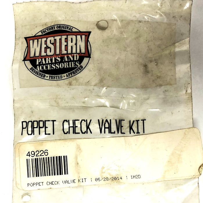 Western Poppet Check Valve Kit 49226 NOS