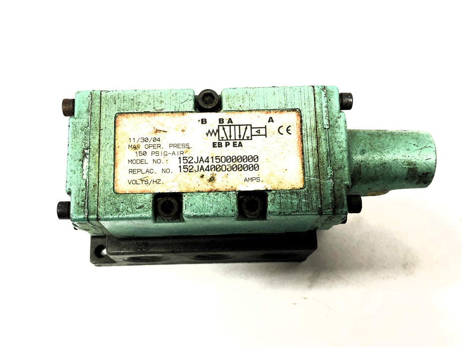 Unbranded Pneumatic Pilot Valve 152JA400O (152JA415000) NOS