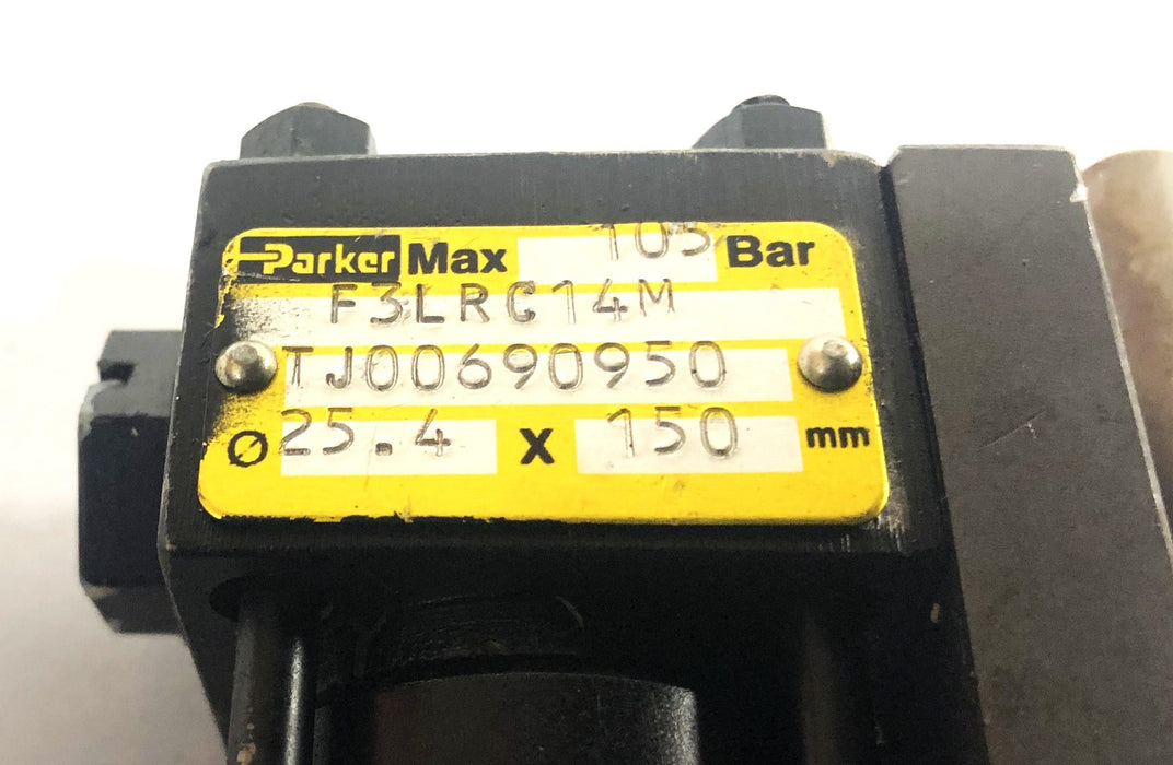 Parker Max 105 Bar 25.4x150mm Cylinder TJ00690950 (F3LRC14M) REFURBISHED