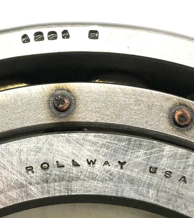 Rollway Cylindrical Roller Bearing Made In The USA 1221 EMR (U 1221 EMR)  NOS