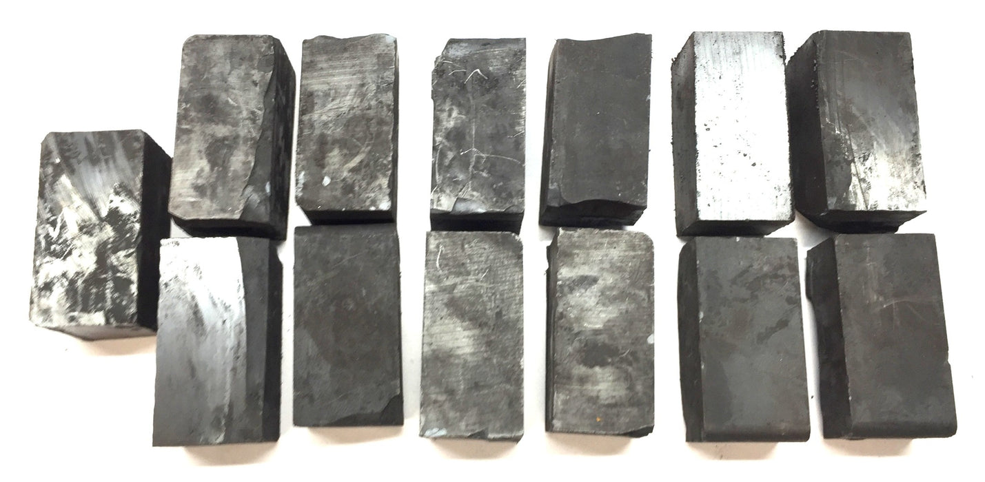 Unbranded Approx. 2"x 1"x 1" Ceramic Unmagnetized Ferrite Magnet [Lot of 13] NOS
