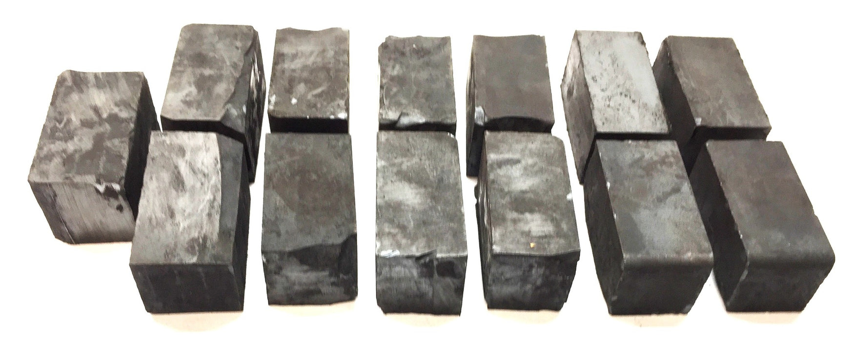 Unbranded Approx. 2"x 1"x 1" Ceramic Unmagnetized Ferrite Magnet [Lot of 13] NOS
