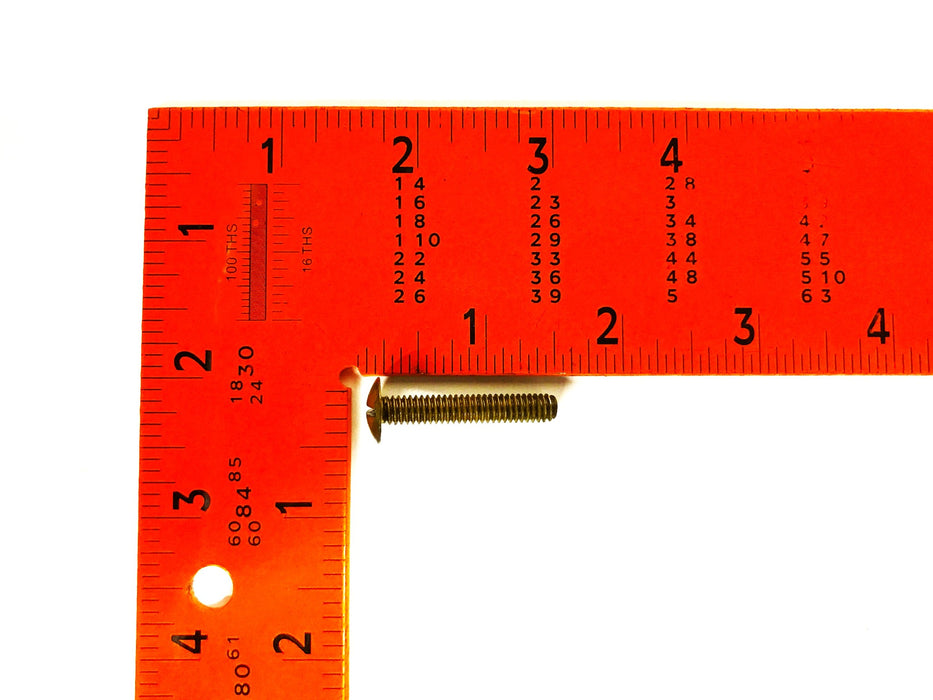 Unbranded 3/16-12 x 1-1/4 inch Brass Truss Head Machine Screw [Lot of 25] NOS