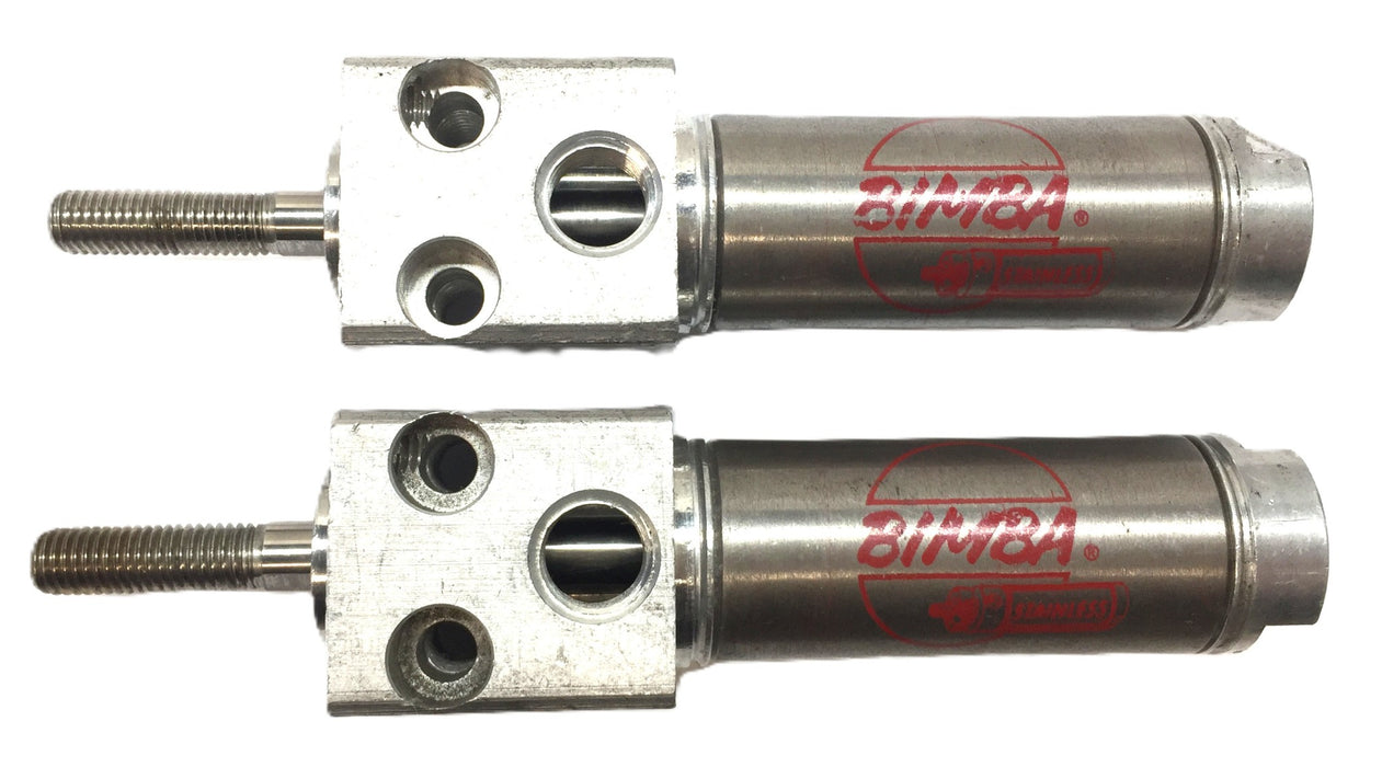 Bimba (Red) Pneumatic Cylinder BF-040.5-D [Lot of 2] USED