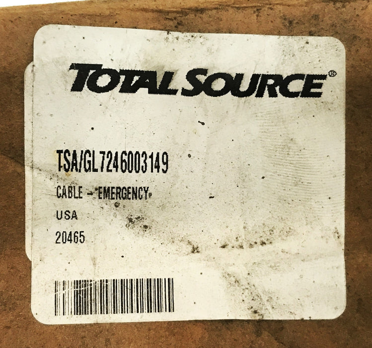 Total Source Forklift Grove Emergency Cable GL7246003149 NOS