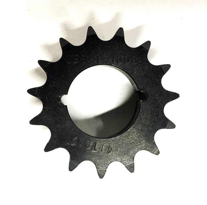 Unbranded 15 Tooth 1.35 Inch Bore Roller Chain Sprocket 41TB15 NOS